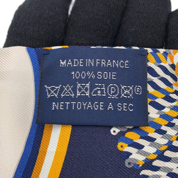 Hermes scarf muffler twilly ceremonial epaulets EPAULETTES DE GALA HERMES sil... - Picture 13 of 13